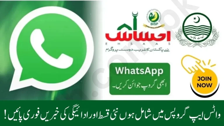 8171 Ehsaas WhatsApp Groups 2025 – Get Real-Time BISP Payment Updates