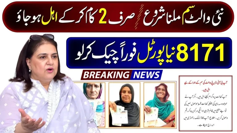 BISP Wallet SIM 8171 – Check 13500 Payment via Benazir Digital Wallet 2025