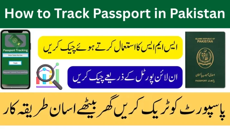 How to Track Passport in Pakistan